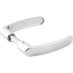 Maçaneta Alavanca Fechadura Porta - Cromada 86617 Aliança - 1