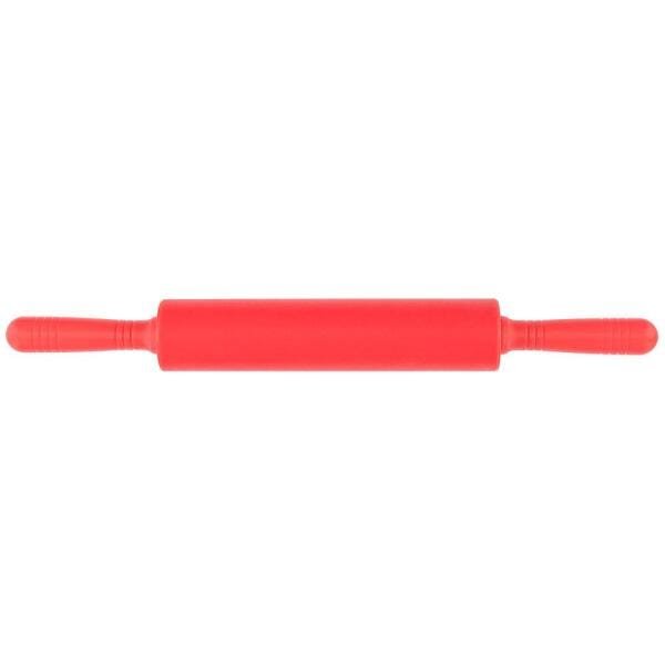 Rolo de Massas Plástico e Silicone Vermelho 45 cm Weck - 3