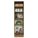Ver imagem 3 de Paneleiro 60 Cm com Nichos Abertos para Cozinha Madesa Glamy, Agata, Stella - Rustic