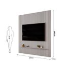 Ver imagem 4 de Painel para Tv até 75 Polegadas Ripado Dj Móveis Trento 250 Bali