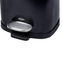 Ver imagem 5 de Lixeira Aço Carbono Pedal e Cesto 12 L Frame Preto Brinox