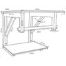 GABINETE DE VIDRO ESTÔNIA 60CM AC DOURADO REAL EK - 4