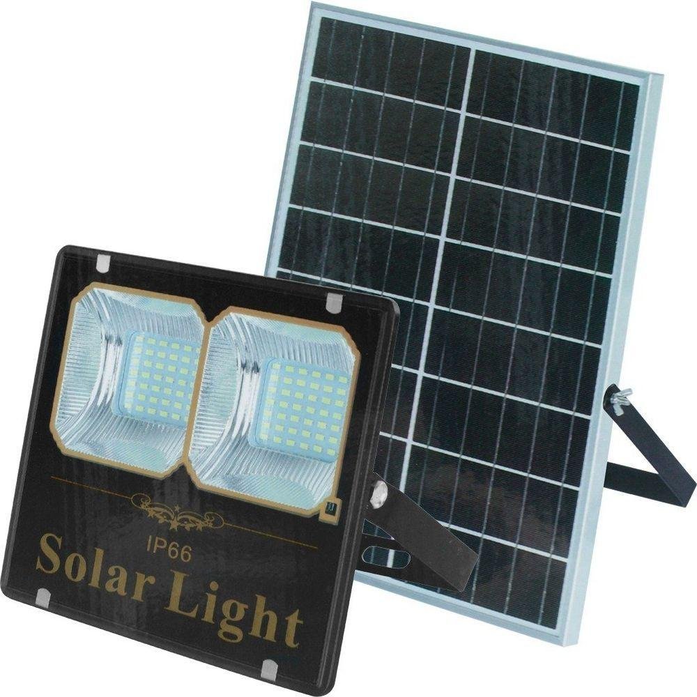 Refletor Led Solar Refletor de Led Solar Automático Externo Inteligente 20 W | MadeiraMadeira