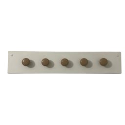 Cabideiro de Parede Pendurador Organizador Toalha Roupa Mdf - 6