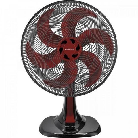 Ventilador de Mesa 40cm 220V Turbo6 Vermelho Ventisol