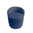 Ver imagem 6 de Kit Namoradeira + 2 Poltronas Yara Orgânica Suede Azul Marinho