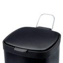 Ver imagem 6 de Lixeira Aço Carbono Pedal e Cesto 20 L Frame Preto Brinox