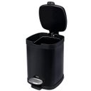 Ver imagem 4 de Lixeira Aço Carbono Pedal e Cesto 20 L Frame Preto Brinox