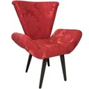 Ver imagem 3 de Kit 2 Poltronas Decorativas Elegance 114 Vermelho