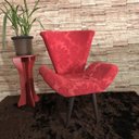 Ver imagem 4 de Kit 2 Poltronas Decorativas Elegance 114 Vermelho