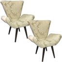 Ver imagem 1 de Kit 2 Poltronas Decorativas Elegance 134 Bege