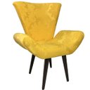 Ver imagem 3 de Kit 2 Poltronas Decorativas Elegance 13 Amarelo Ouro