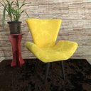 Ver imagem 4 de Kit 2 Poltronas Decorativas Elegance 13 Amarelo Ouro