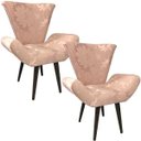 Ver imagem 1 de Kit 2 Poltronas Decorativas Elegance 05 Rosê