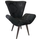 Ver imagem 3 de Kit 2 Poltronas Decorativas Elegance 75 Preto Medalhão