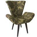 Ver imagem 3 de Kit 2 Poltronas Decorativas Elegance 229 Dourado Com Preto