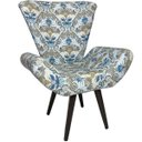 Ver imagem 3 de Kit 2 Poltronas Decorativas Elegance Estampado Arabesco