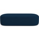 Ver imagem 5 de Puff Decorativo Orgânico para Living Quarto 195cm Doha W01 Suede Azul Marinho - Lyam Decor