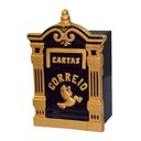 Ver imagem 1 de Caixa Correio para Cartas Diamantina Ouro Detras 15x23x30cm
