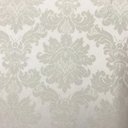 Ver imagem 1 de Toalha de Mesa Redonda em Jacquard Medalhão Bege Claro - 2,80M