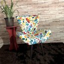Ver imagem 4 de Kit 2 Poltronas Decorativas Elegance Floral Color