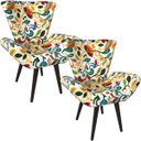Ver imagem 1 de Kit 2 Poltronas Decorativas Elegance Floral Color