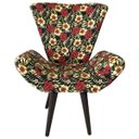 Ver imagem 2 de Kit 2 Poltronas Decorativas Elegance Floral Ibiscos