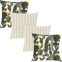 Ver imagem 1 de Kit 4 Capas de Almofadas Composê Cacto e Listrado 45x45cm