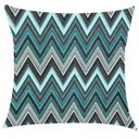 Ver imagem 3 de Kit 4 Capas de Almofadas Composê Textura e Chevron Esmeralda 45x45cm