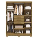 Ver imagem 2 de Guarda Roupa Casal 151 Cm 6 Portas 3g 10020 Nature Vlr