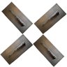 Kit 4 Lâmina Alisadora de Concreto Gasolina 36 Polegadas - 1