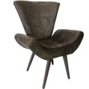 Ver imagem 4 de Kit 2 Poltronas Decorativas Elegance Suede Marrom