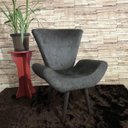 Ver imagem 2 de Kit 2 Poltronas Decorativas Elegance Suede Marrom