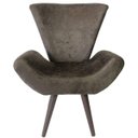 Ver imagem 3 de Kit 2 Poltronas Decorativas Elegance Suede Marrom