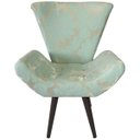 Ver imagem 2 de Kit 2 Poltronas Decorativas Elegance 69 Tiffany Com Dourado