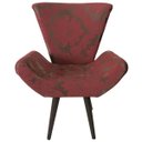 Ver imagem 2 de Kit 2 Poltronas Decorativas Elegance 215 Marsala Com Marrom