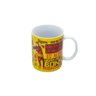 Caneca Porcelana Ch Chapolin Frases Fd Amarelo 300ml - 5