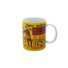 Caneca Porcelana Ch Chapolin Frases Fd Amarelo 300ml - 2