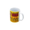 Caneca Porcelana Ch Chapolin Frases Fd Amarelo 300ml - 3