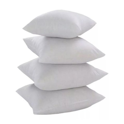 Kit 4 Enchimento de Silicone 50x50cm para Almofadas 45x45cm