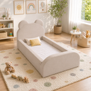 Ver imagem 2 de Cama Lorena Infantil Ursinho Veludo D20 Juvenil Espuma
