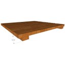 Ver imagem 4 de Deck de Madeira em Módulo de 50x50 Centímetros - Pensemadeiras - Única Único