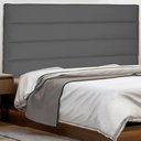 Ver imagem 2 de Cabeceira King 1,95m La Italiana Suede - Pallazio - Cinza