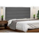 Ver imagem 3 de Cabeceira King 1,95m La Italiana Suede - Pallazio - Cinza