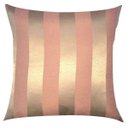 Ver imagem 3 de Kit 4 Capas de Almofadas Composê Medalhão e Listrado Rosa com Dourado 45cmx45cm