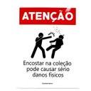 Ver imagem 1 de Quadro Metal 26x20 Cm Atencão Encostar Na Colecão