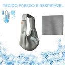 Ver imagem 2 de Bolsa Canguru Transporte Cao Gato Pet Animal Malha Respiravel Tira de Ombro Tecido Resistente Confor