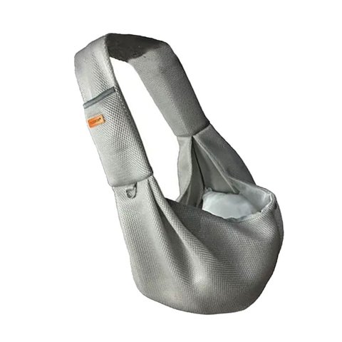 Bolsa Canguru Transporte Cao Gato Pet Animal Malha Respiravel Tira de Ombro Tecido Resistente Confor