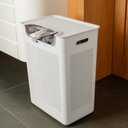 Ver imagem 2 de Cesto de Roupas com Duplo Compartimento ou 50L Linha Flow - Branco