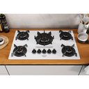 Ver imagem 1 de Cooktop 5 Bocas Mesa de Vidro e Tripla Chama Itaplus